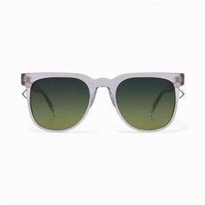 KOMONO sunglasses NEW Clear Riviera Gradient Blue Green Lens UV400